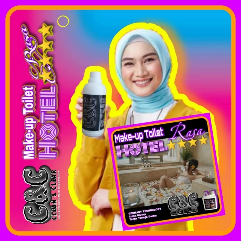C&C Pembersih kerak keramik kamar mandi makeup toilet cleaner