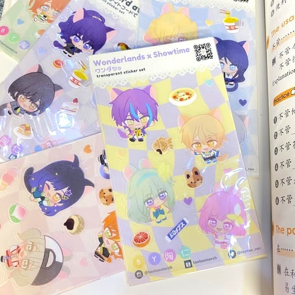 

Project Sekai PJSK proseka Transparent Sticker Sheet