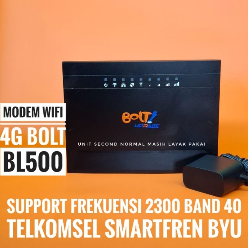 Bolt BL500 Router Helios G2 Modem Wifi 4g Lte Unlock Band 40 Telkomsel Byu Smartfren