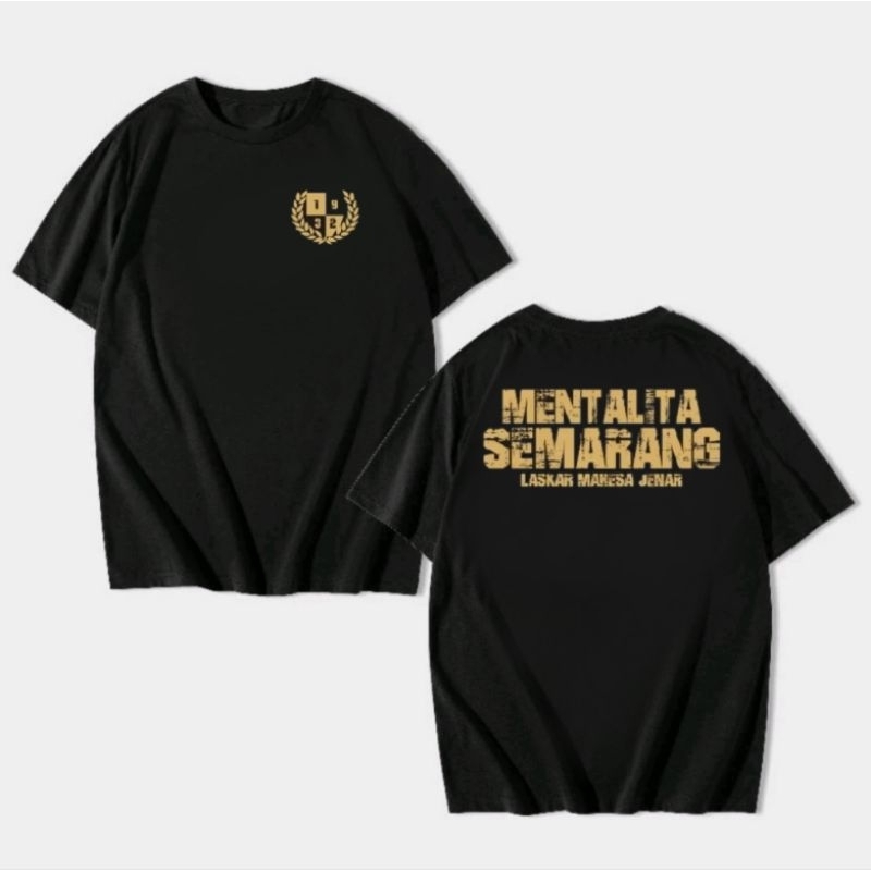 KAOS MENTALITA SEMARANG LASKAR MAHESA JENAR 1932 GOLD || KAOS SUPORTER