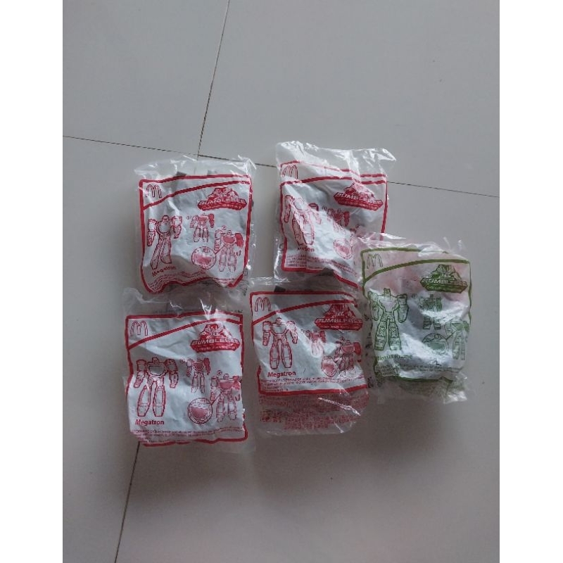 Happy meal MCD, transformer mcd, mainan mcd