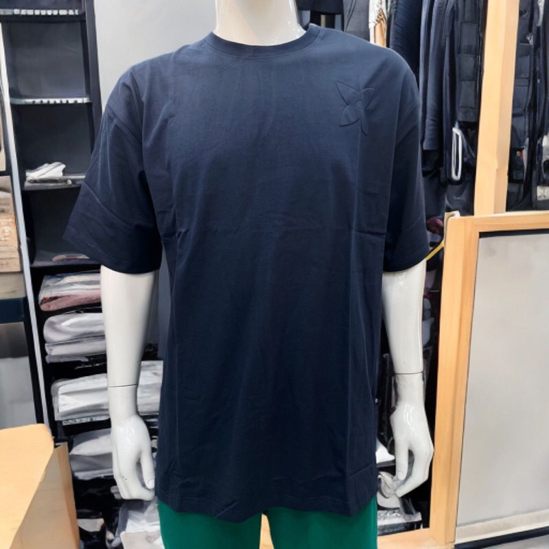 Kaos pria Casual branded LV (over Size) blue #LV-01 mirror quality