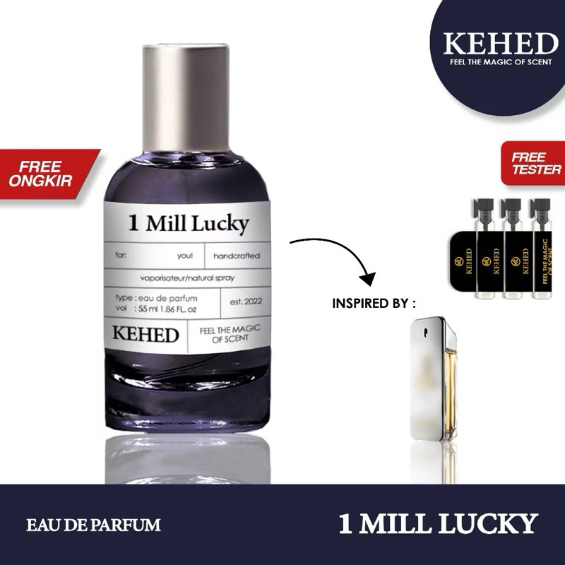 Kehed Parfum One MilLucky Wangi Tahan Lama di Sukain Wanita