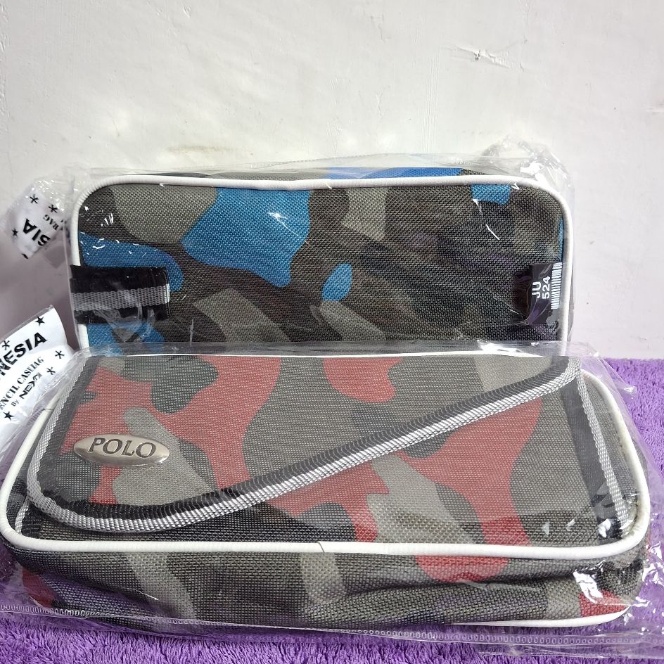 

Tepak / Tempat Pensil Resleting Army Polo JU 524