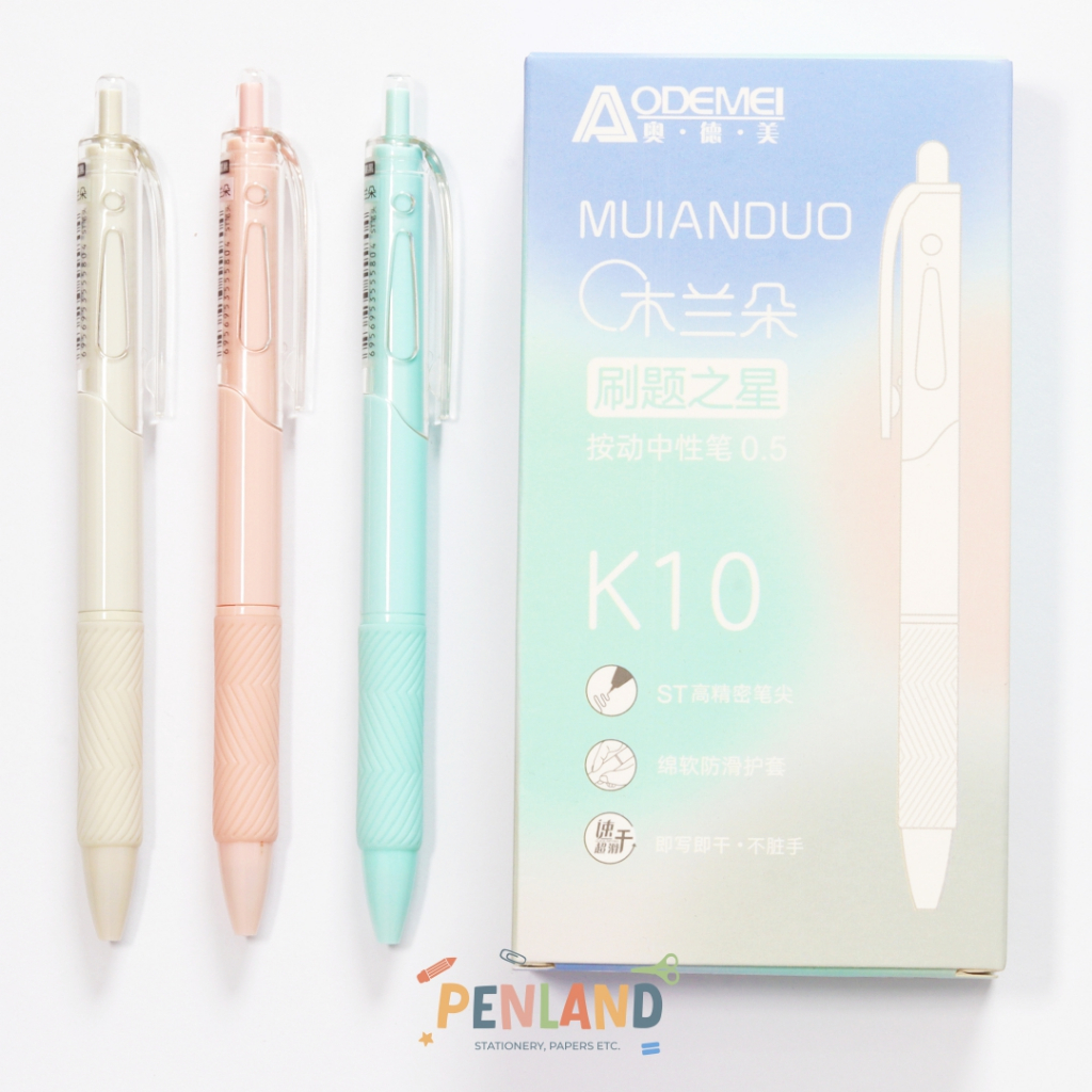 

Pulpen Pen Bolpen Gel Tinta Hitam ADM-K10 PL00026 Bisa COD
