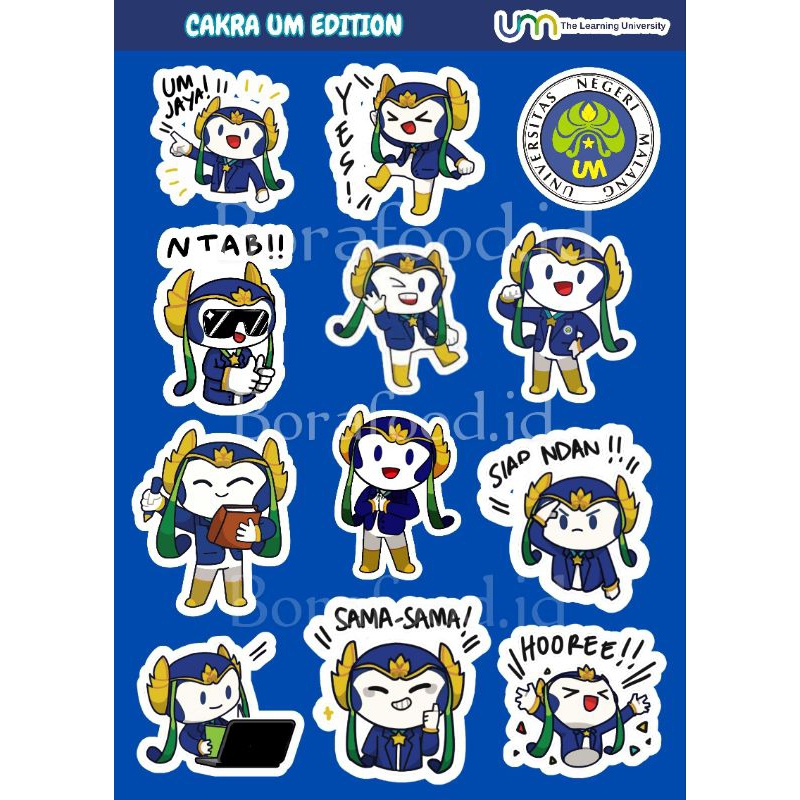 

STICKER CAKRA kampus UM Universitas Negeri Malang