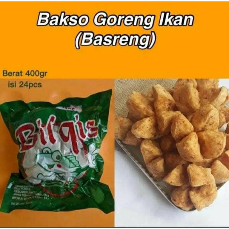 

basreng Bilqis 400gr/bakso goreng ikan isi 24