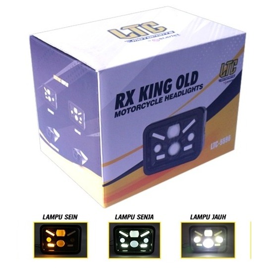 Lampu Headlamp LED LTC 5596 RX King Kotak Original
