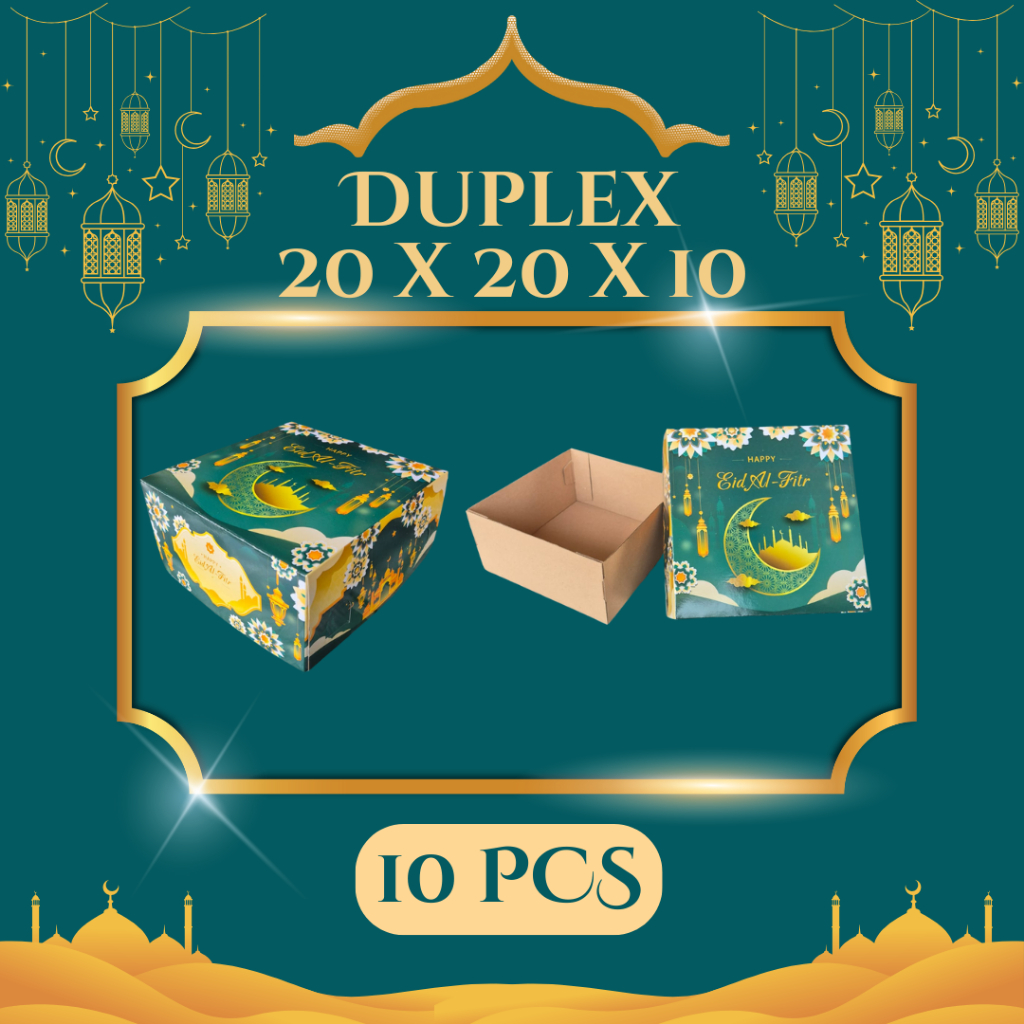 

Box Duplex Toples 20 x 20 x 10 isi 4 Lebaran