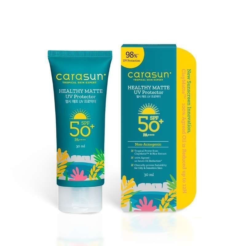 CARASUN Healthy Matte UV Protector SPF 50+ PA++++ 70ml/30ml - Carasun Matte Sunscreen - Carasun Suns