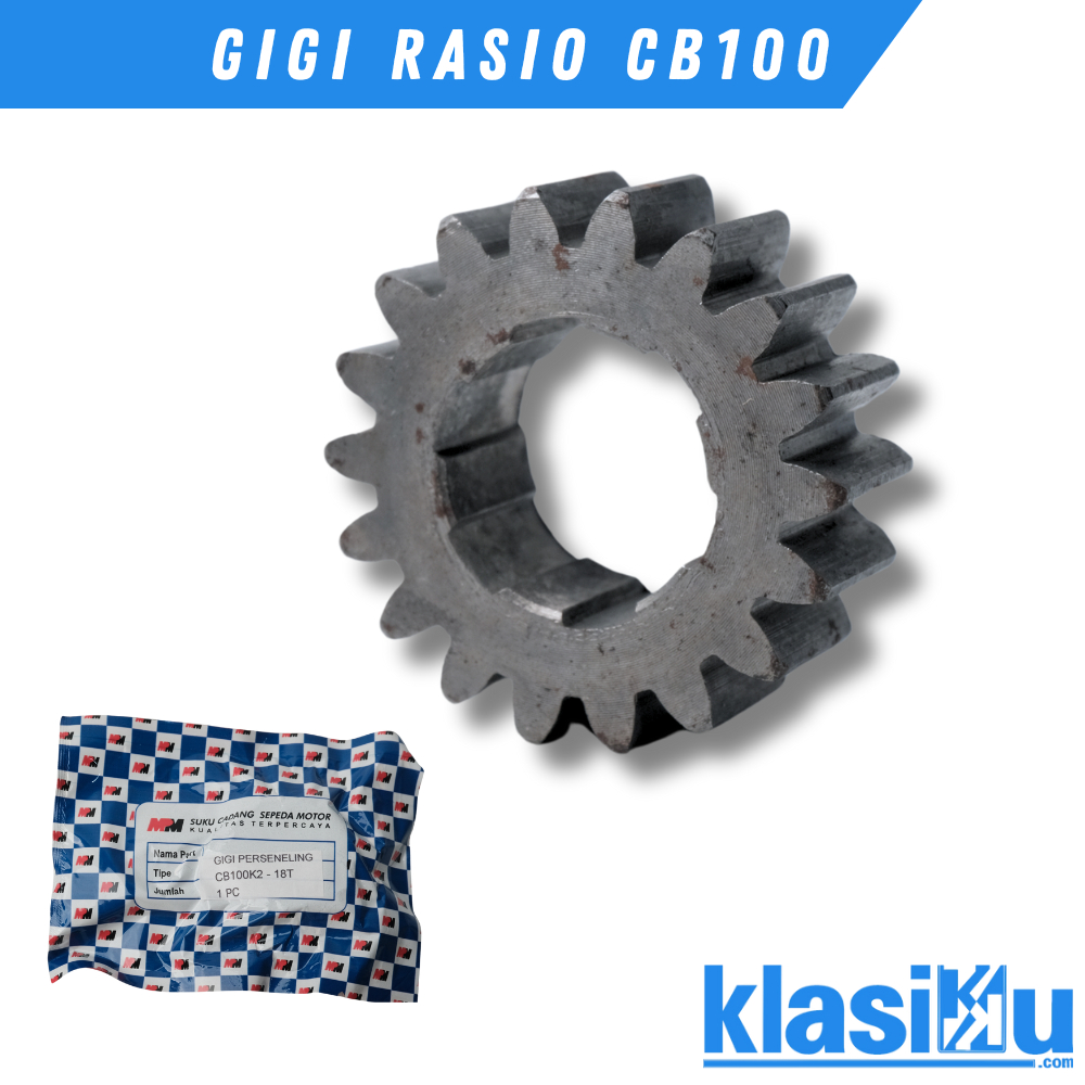 Gigi Rasio 2 CB 100 K2 K1 K0 CB 125 CB100 CB125 Mata 18 T Mpm