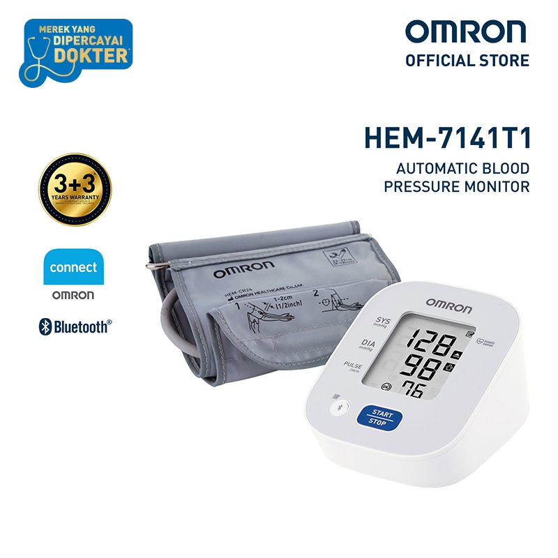 OMRON HEM 7141T-1 Tensimeter Digital + Connect Bluetooth