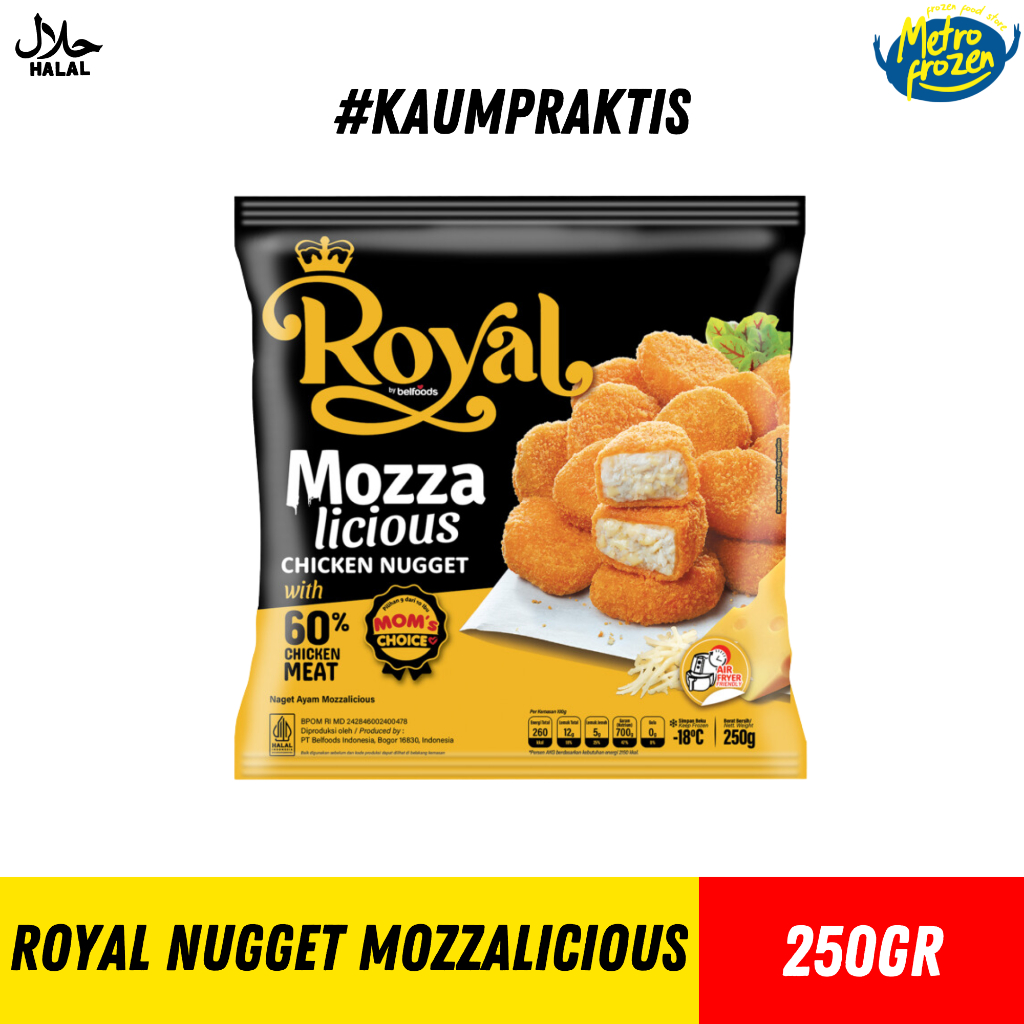 

ROYAL Nugget Mozzalicious 250gr