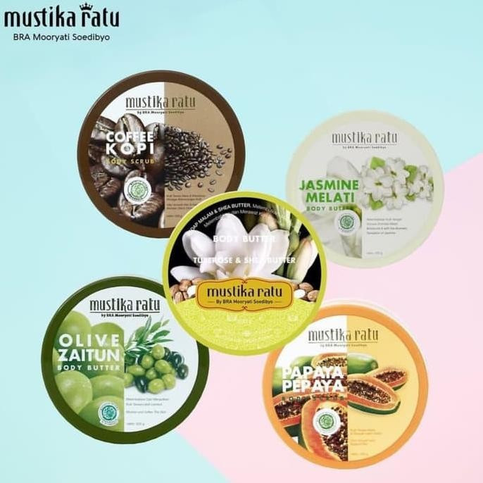 Mustika Ratu Body Scrub 200gr Lulur Perawatan Tubuh Mengangkat Sel KULIT MATI