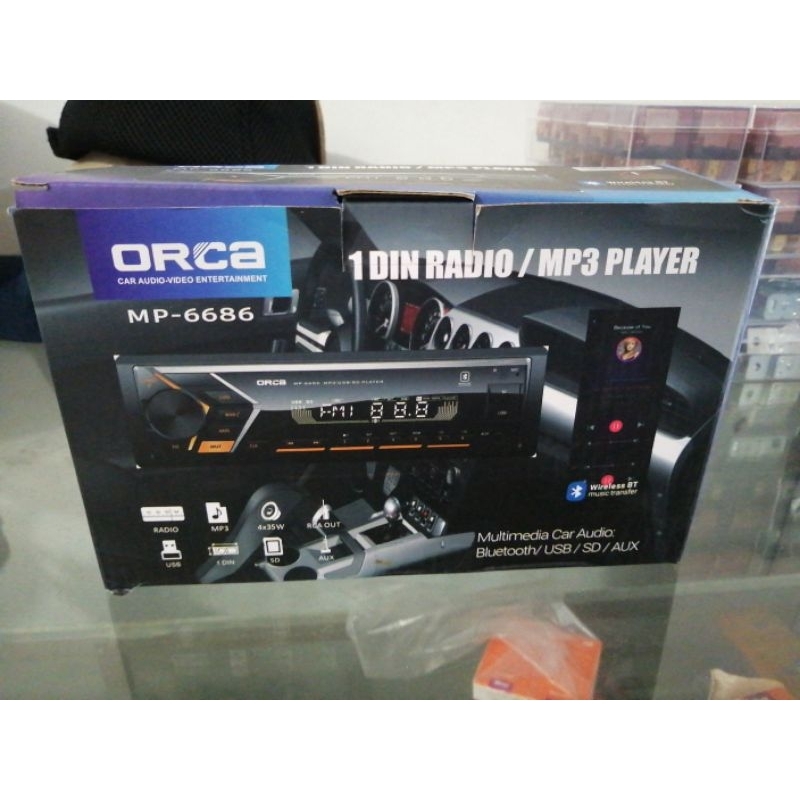 Tape Mobil Single Din USB Bluetooth Orca