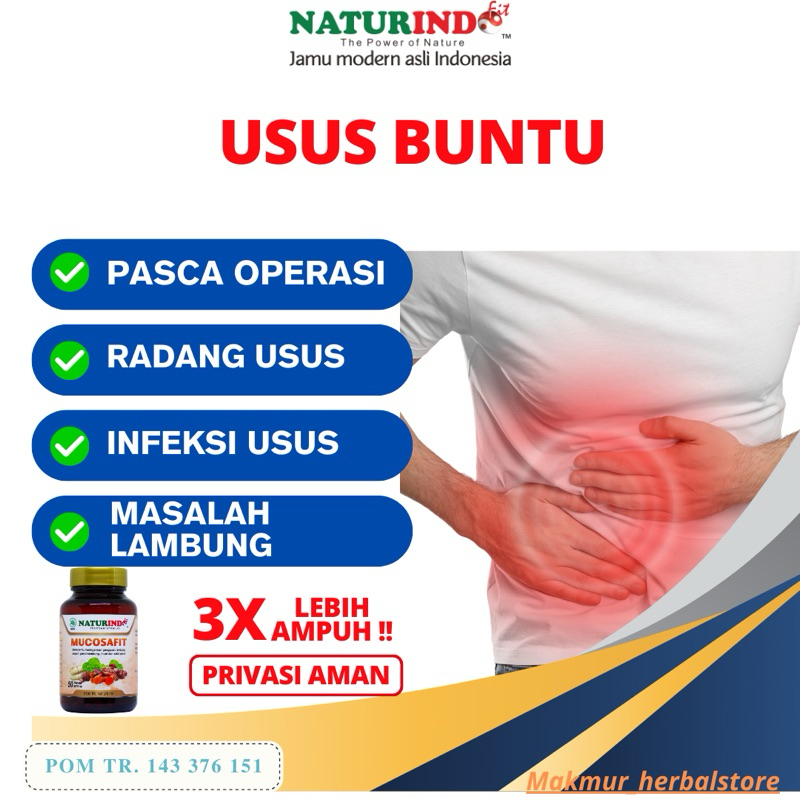 Obat Herbal Usus Buntu Alami Ampuh Tanpa Operasi Gangguan Usus Bermasalah Radang Usus Naturindo