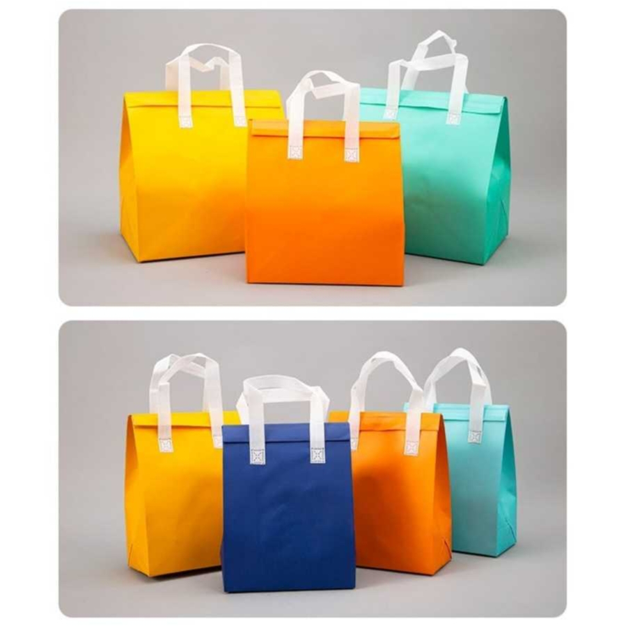 Tas Thermal Cooler Bag / Cooler Bag Aluminium Foil Thermal / Tas Bekal Makanan Anti Air Tahan Panas 