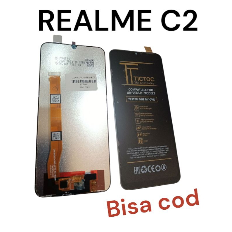 LCD TOUCHSCREEN LAYAR HP REALME C2 / OPPO A1K  og