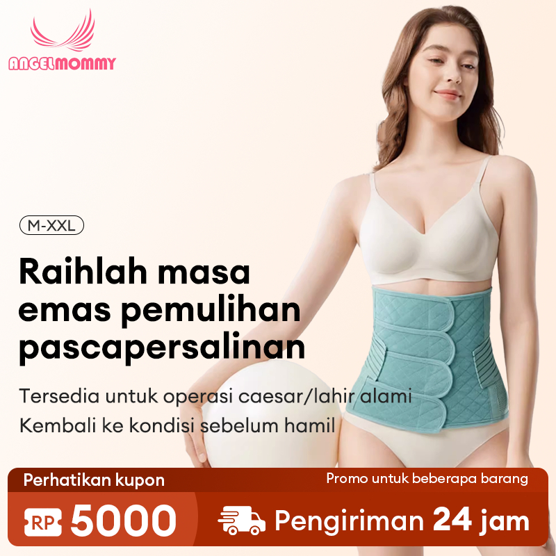 ANGEL MOMMY Korset Kurungan 3-in-1 Untuk Ibu Hamil Korset Nifas Operasi Caesar Persalinan Alami Kont