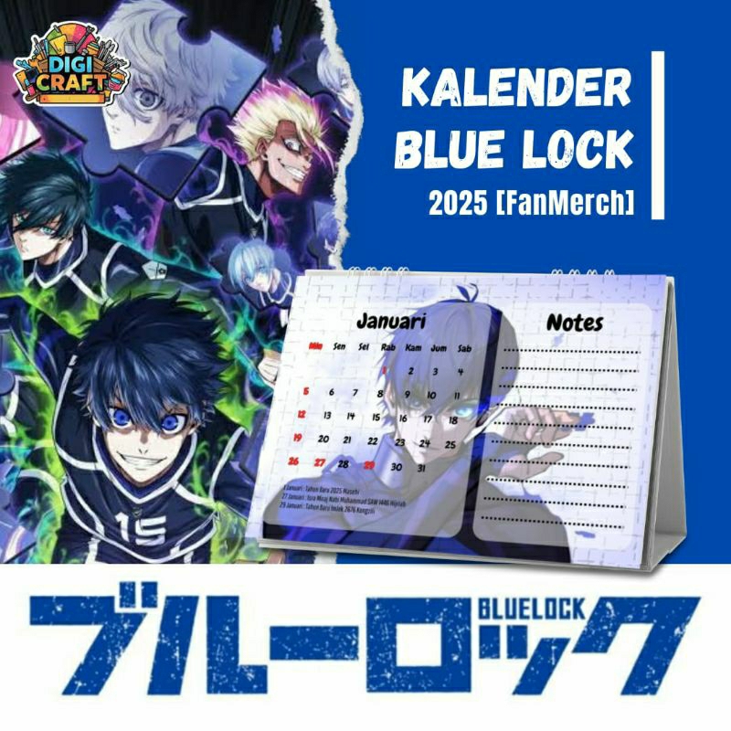 

Kalender Meja Blue Lock 2025 [FanMerch]