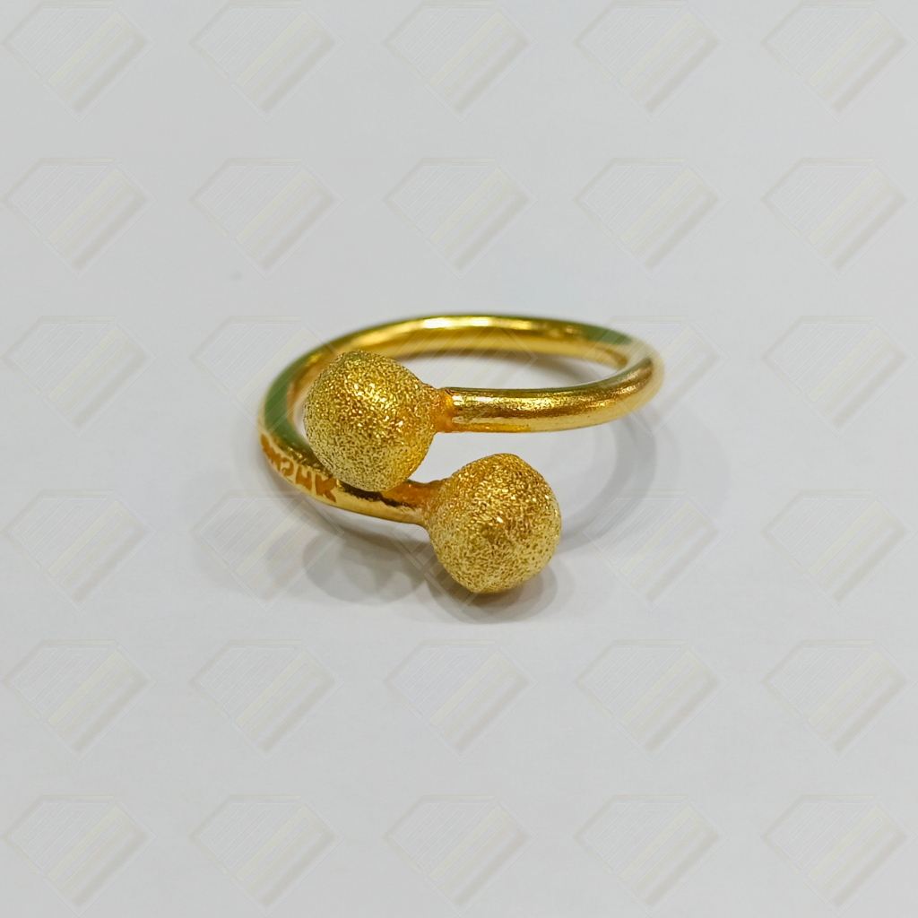 Cincin Model Boba Doff Emas 24 karat