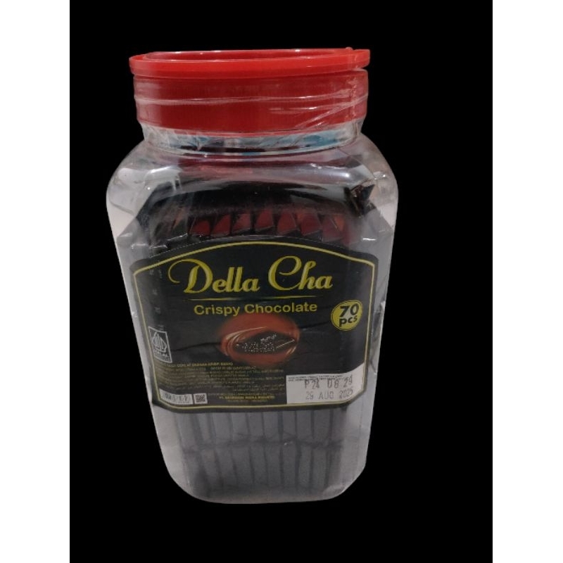 

Della cha coklat cispy toples isi 70 pcs