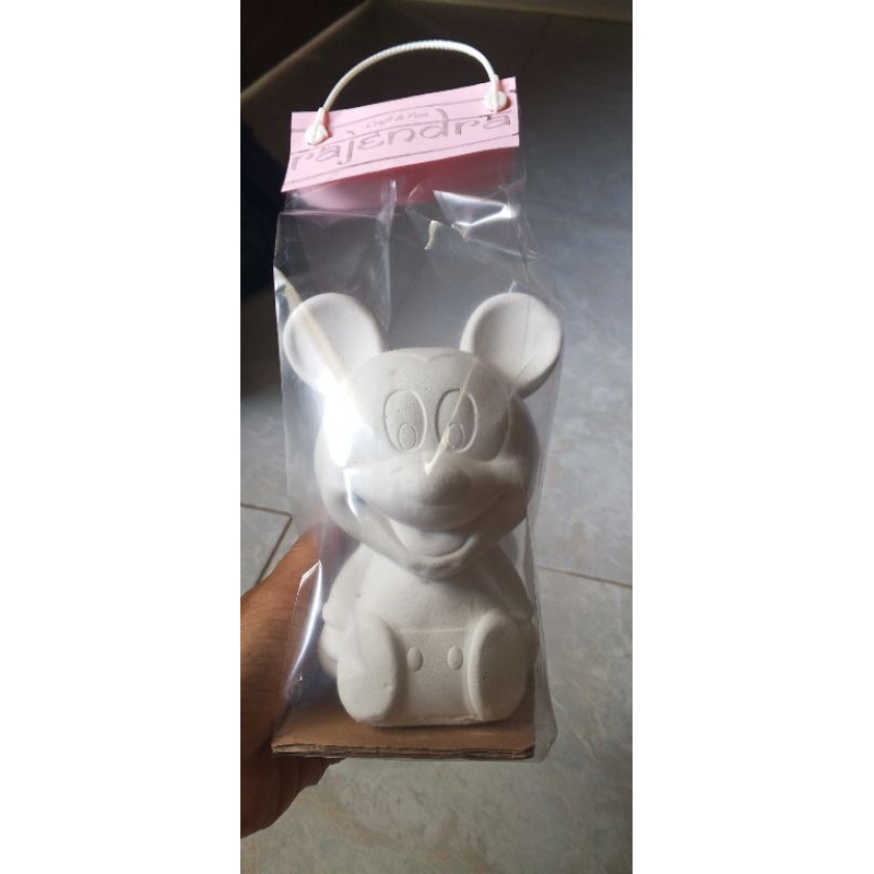 patung lukis celengan lukis