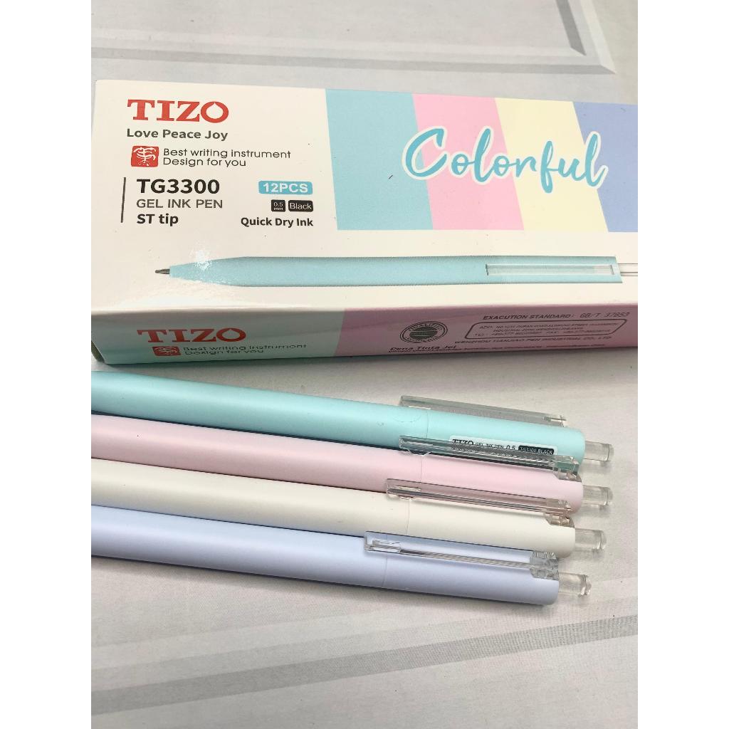 

TIZO Gel Ink Pen Colorful (Kode TG3300)/ Pulpen Gel Tabung Warna-Warni