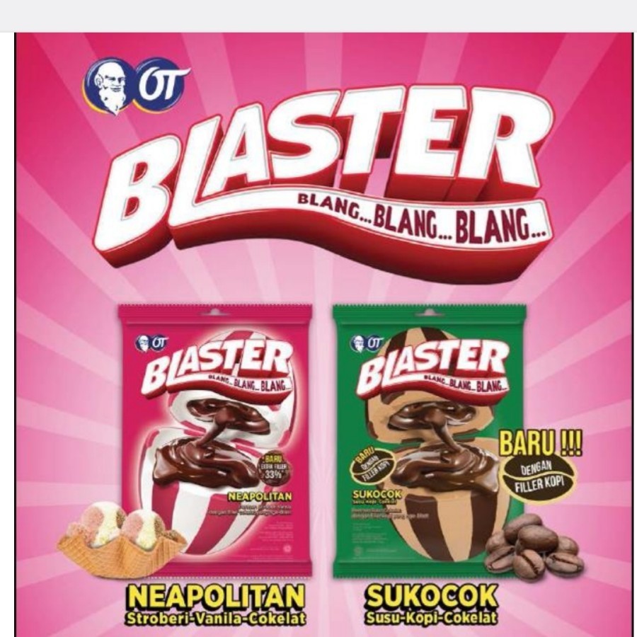 

Permen Blaster All Varian 125 Gram - Permen Coklat