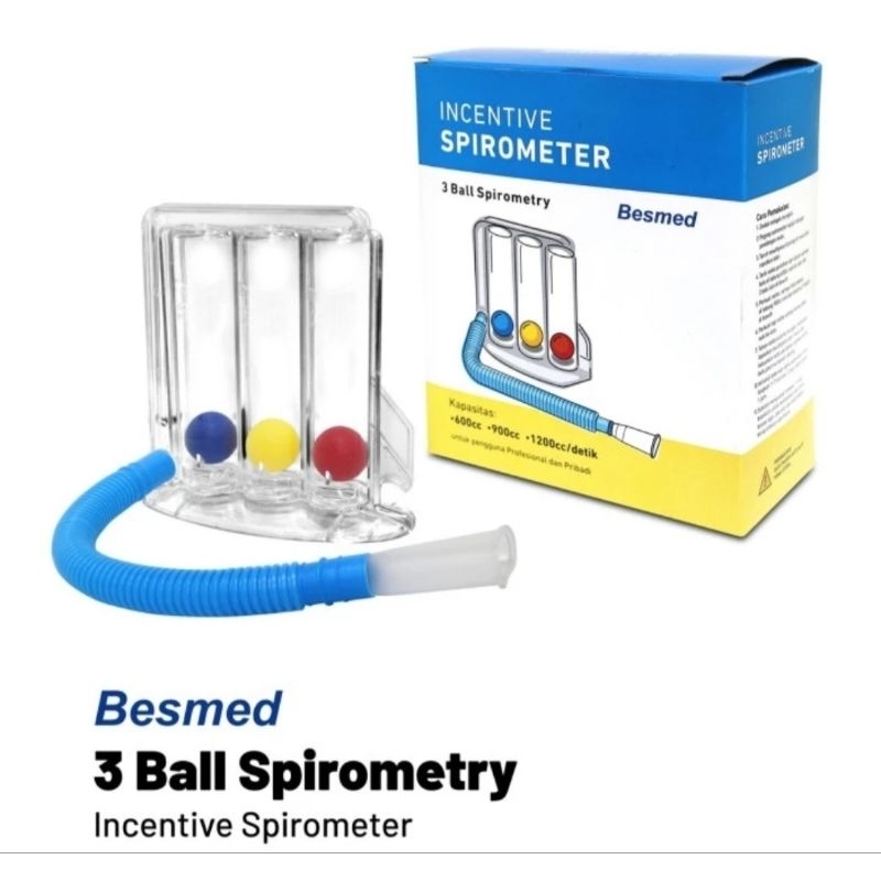 ONEMED Incentive 3 Ball Spirometer - Spirometer 3 Bola Besmed