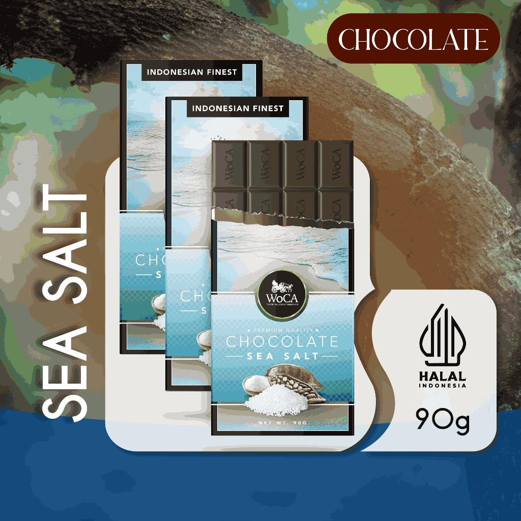 

WoCA Coklat SeaSalt Premium Chocolate 90 gram