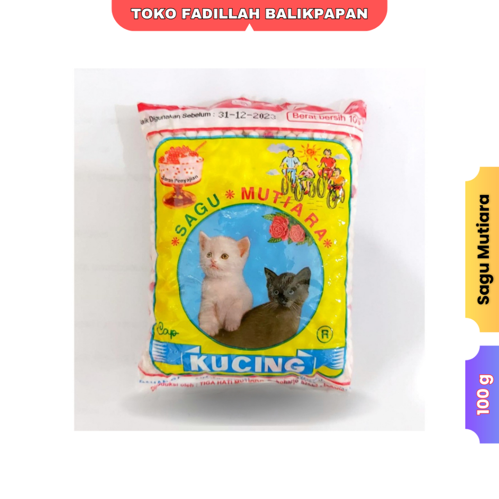 

Sagu Mutiara cap Kucing 100g