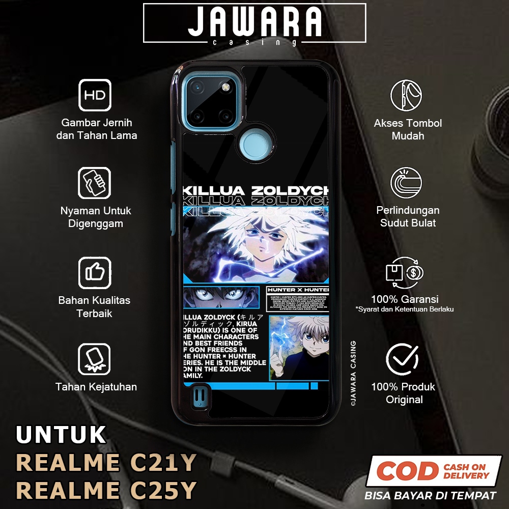 Case Realme C21Y C25Y Casing Realme C21Y C25Y [HXH] Premium Case Glossy Case Hp Realme Jawara Casing