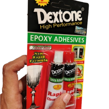 

LEM DEXTONE EPOXY ADHESIVES RAPID PLASTIK DAN STEEL 5 MINUTE / DEXTONE HIGH PERFORMANCE CLEAR COLOR