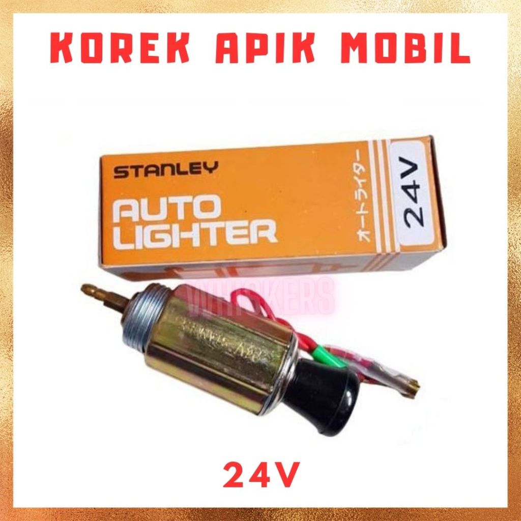 Korek Api Mobil Auto Lighter & Pematik Pemantik Api Mobil Stanley 24V