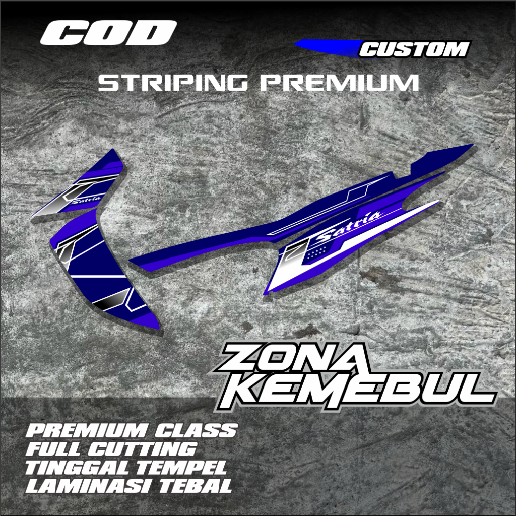 STRIPING SATRIA HIU CUSTOM 2025 STIKER SATRIA