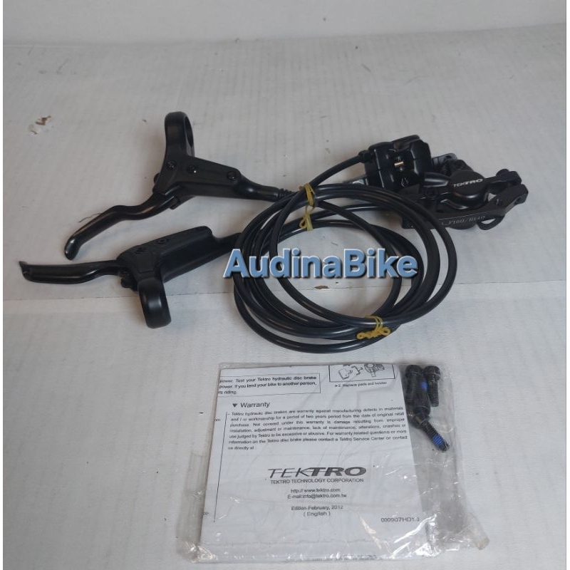 Brake Set Rem Hidrolik Tektro Brake Set Sepeda Original MTB Seli DLL