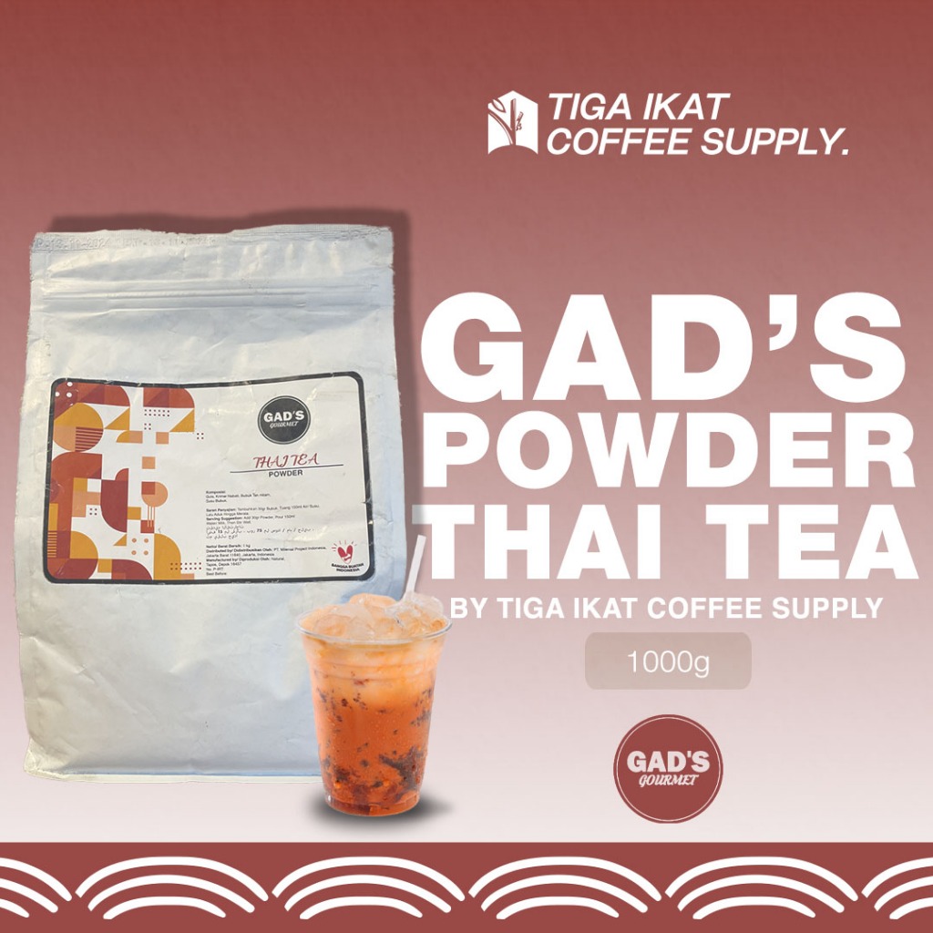 

Gads Powder Thai Tea / Thaitea - Powder Drink - Minuman Bubuk 1 Kg