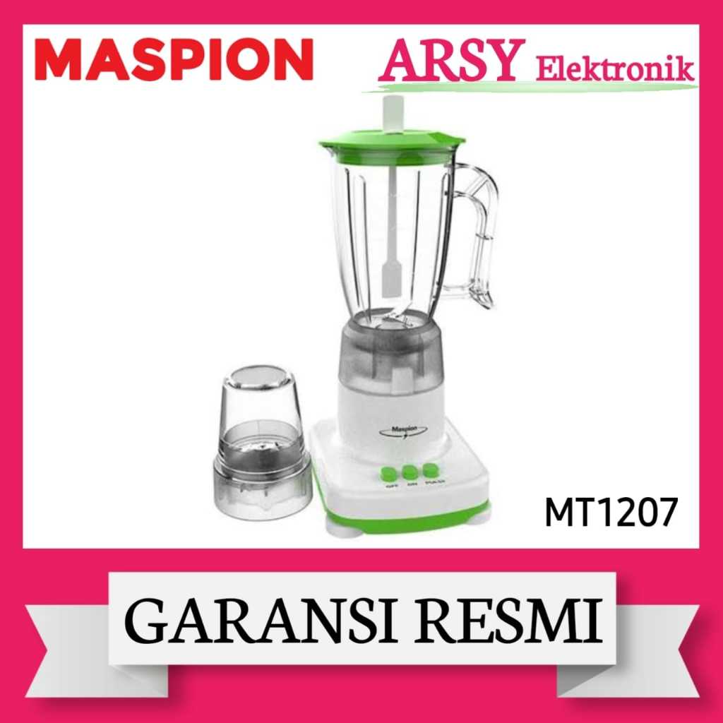 BLENDER MASPION MT1207/MASPION BLENDER MT1207 GARANSI RESMI