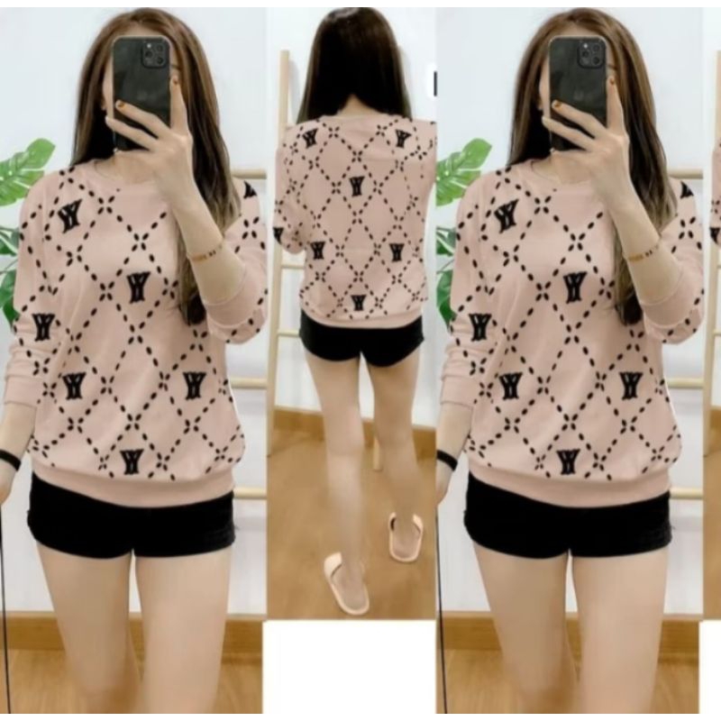 Baju Kaos Atasan Wanita Tangan Panjang