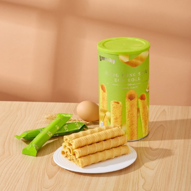 

lianggui egg roll durian 168g - lianggui hongkong style egg rolls durian - lianggui egg rolls