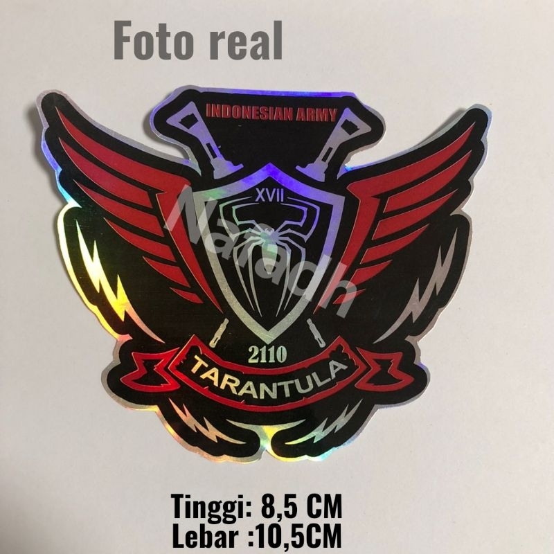 Stiker Tarantula, Stiker tentara angkatan 2110,Stiker tentara PK 17 TNI AD,Stiker tentara, stiker ar