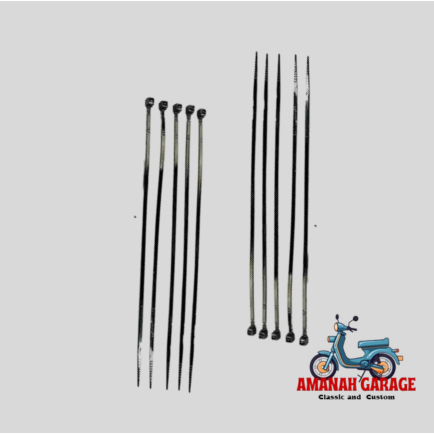 

Ripet Cable Tie Hitam Ukuran 2.5 x 150mm