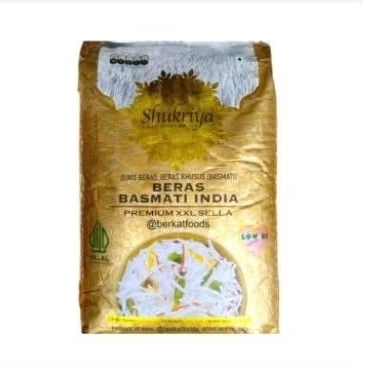 

BERAS BASMATI MERK SHUKRIYA 25KG EXP 2027