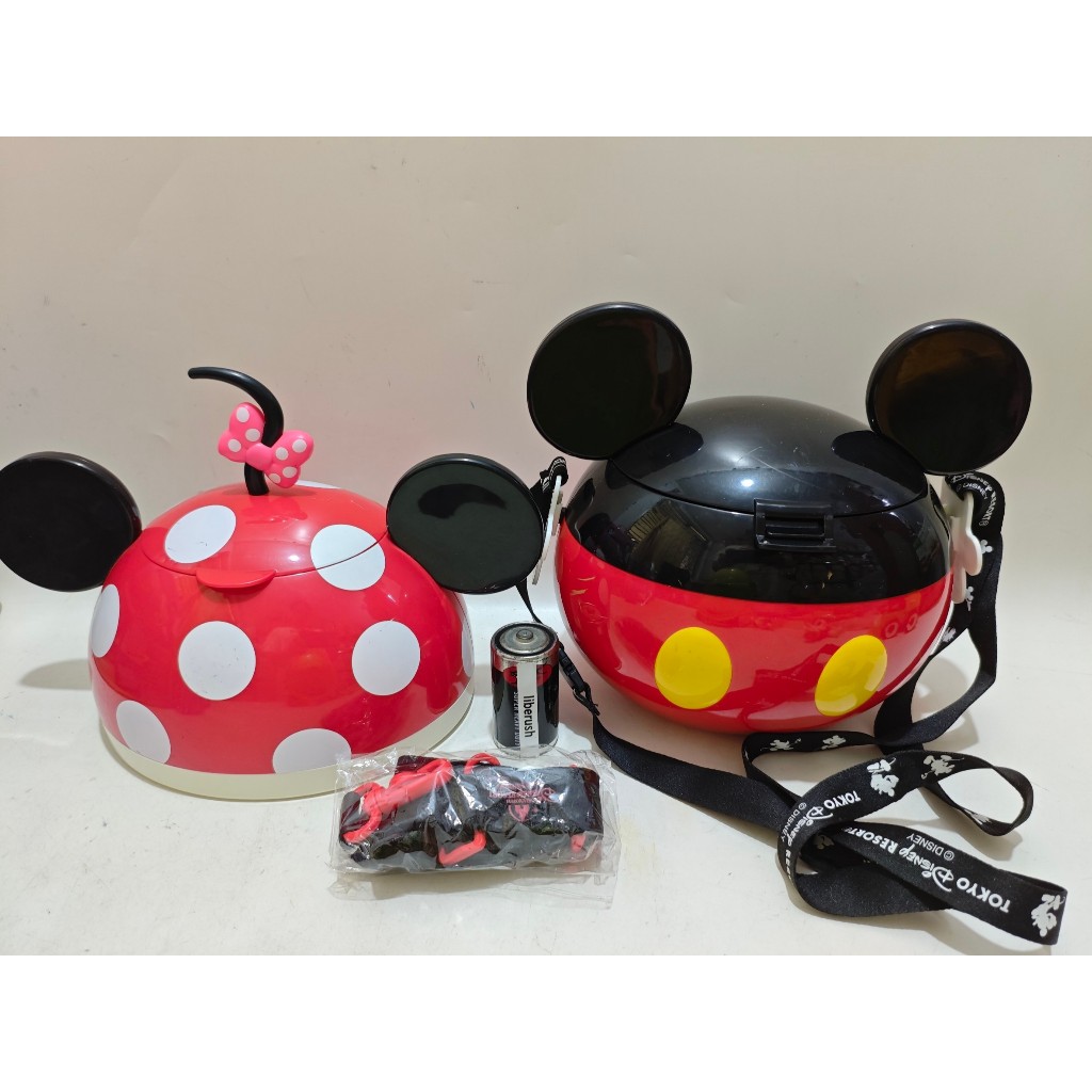 

Set tokyo disney resort mickey mouse popcorn bucket merchandise bag
