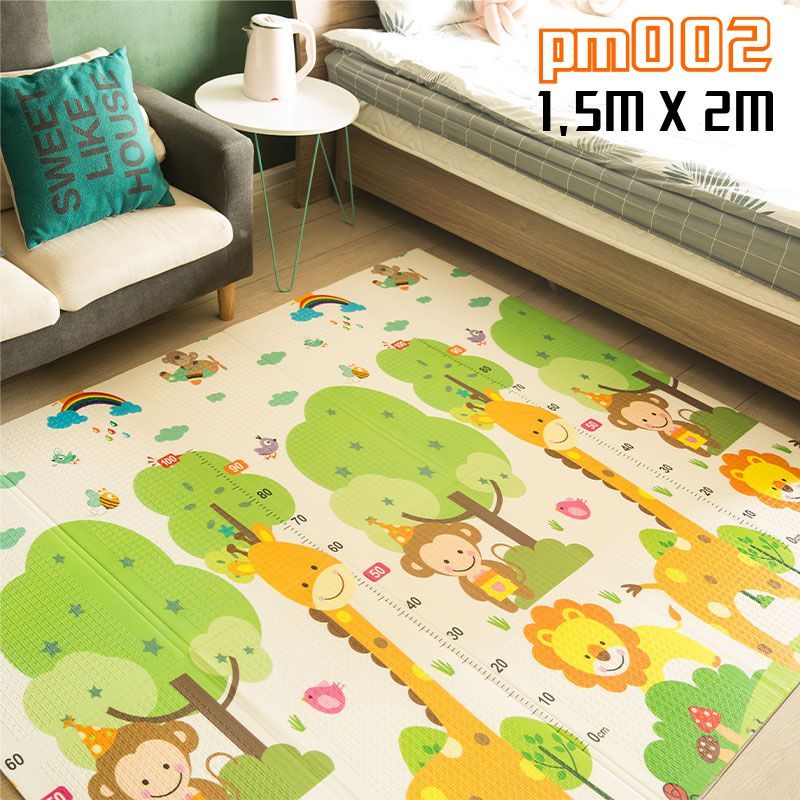 Murah  Playmat Playmate Tebal Premium Lipat Tebal 0.5Cm Double Pad 2 Karpet Kartun -