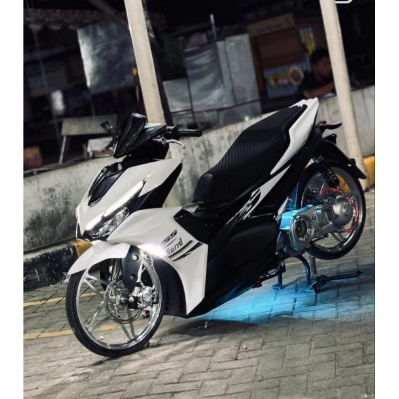 STRIPING STICKER ALL NEW AEROX CONNECTED NVX 155 TRANSPARAN LIVERY THAI SERIES