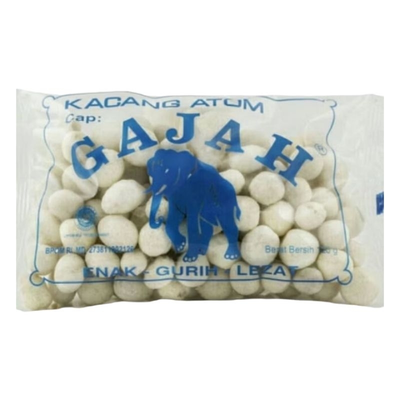 

Kacang Atom Gajah 100gr