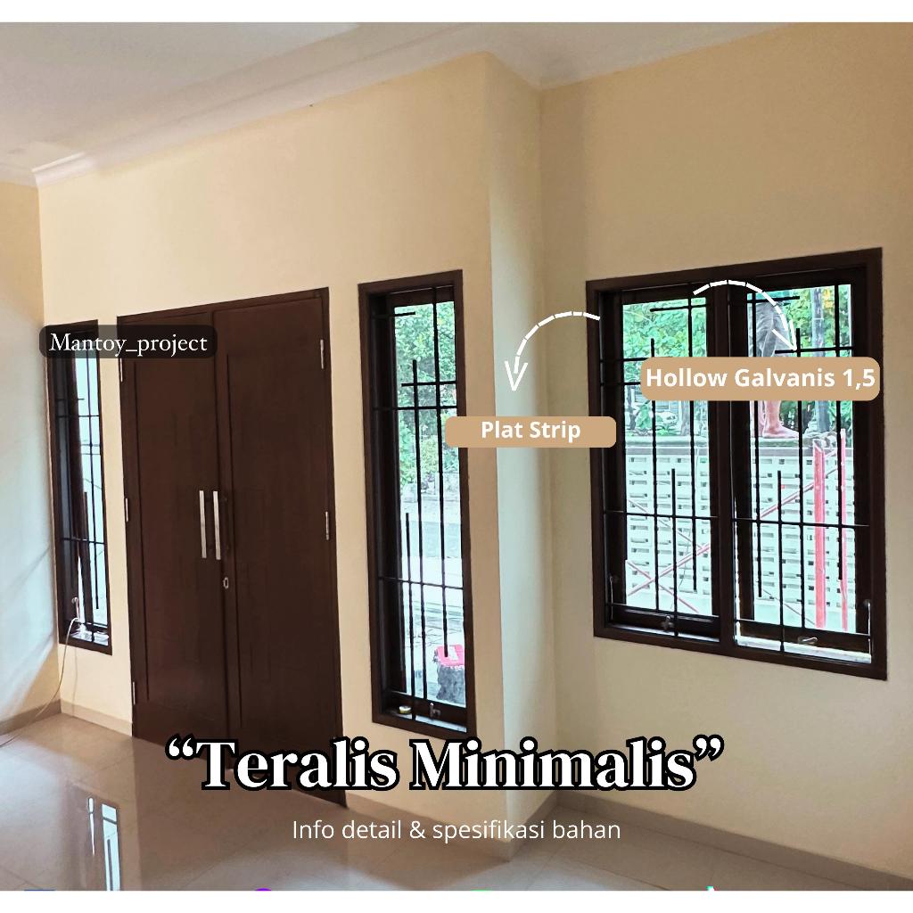 Teralis Minimalis/teralis jendela minimalis