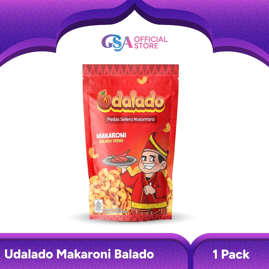 

Udalado Makaroni Balado Pedas
